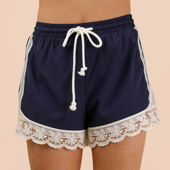 Home Plate Lace Shorts