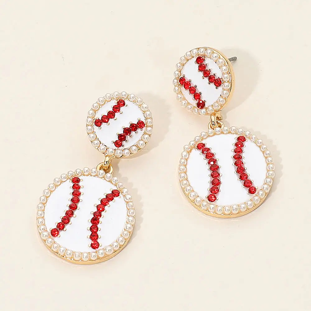 Double Play Pearl Earrings