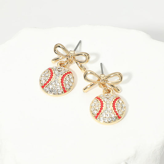 Diamond Day Bow Earrings