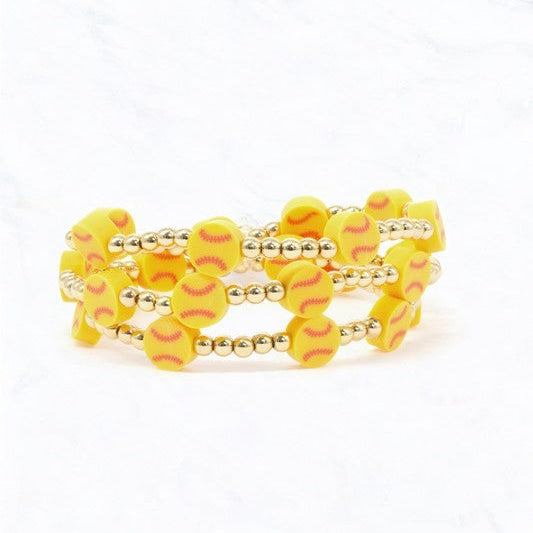 Softball Gold & Game Beads