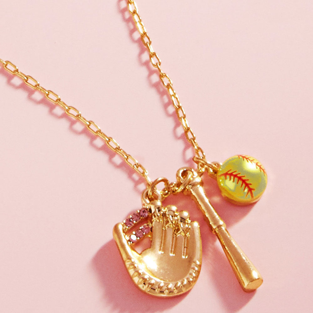 From The Stands Softball Necklace