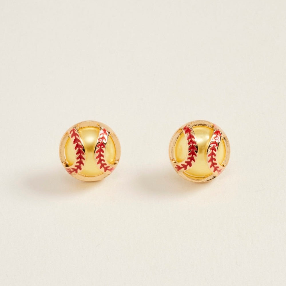 Softball Pearl Earrings