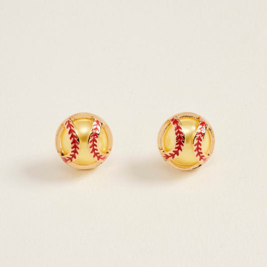 Softball Pearl Earrings