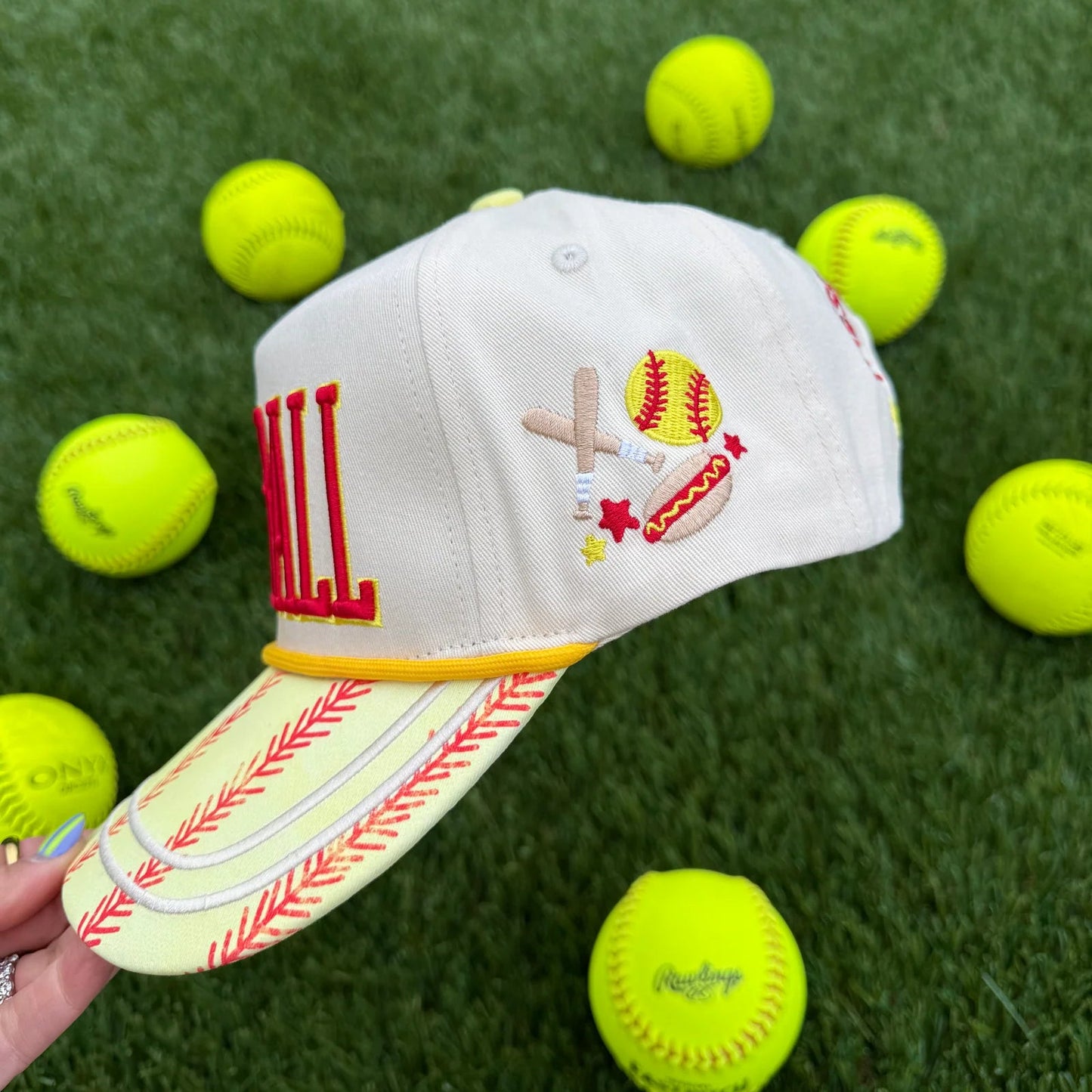 Softball Stitch Hat