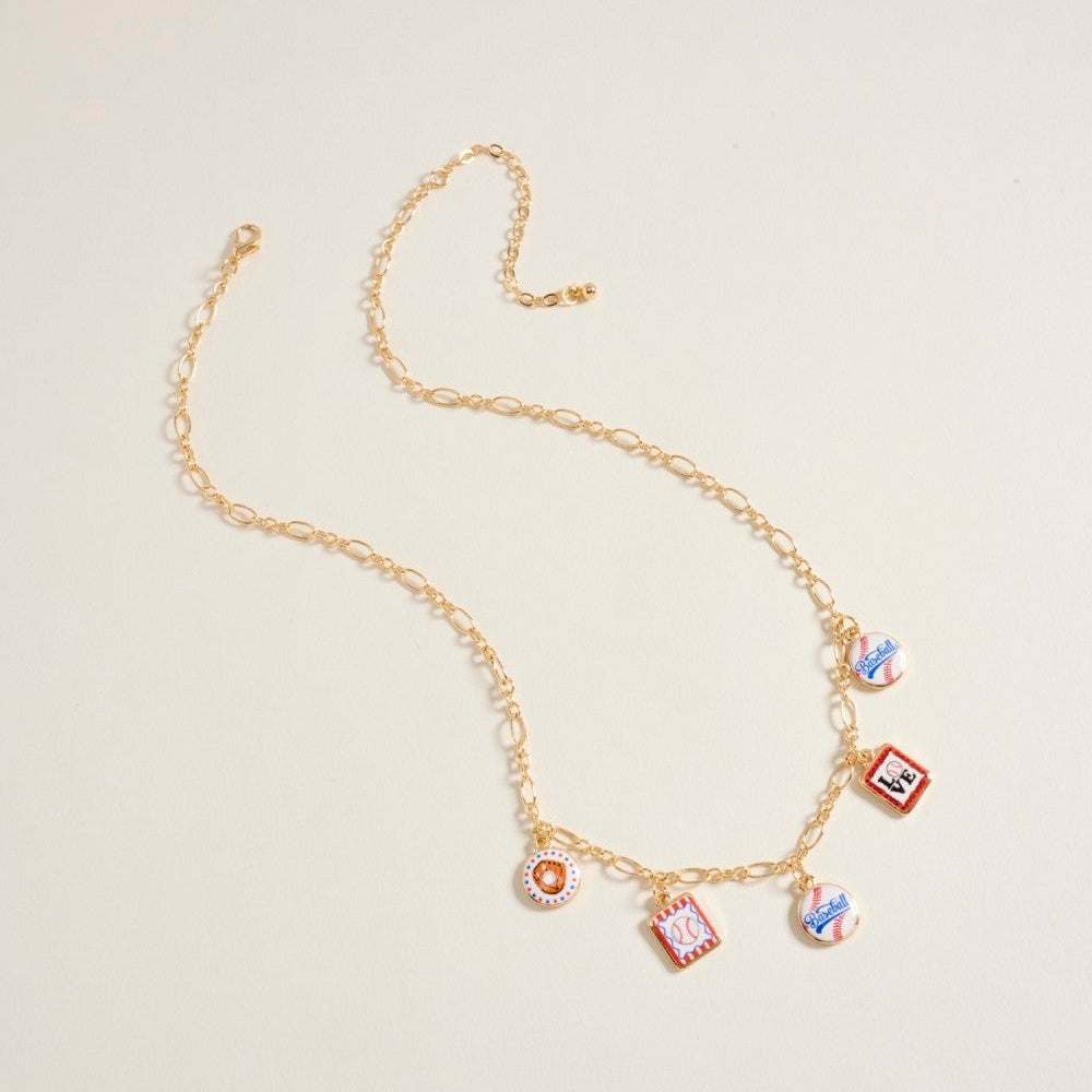Ballpark Memories Charm Necklace