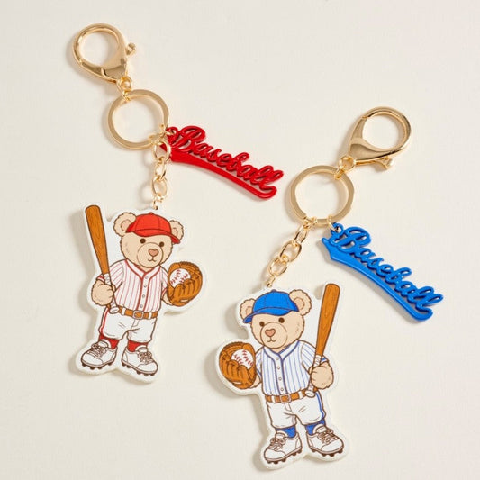 Dugout Teddy Bag Charm