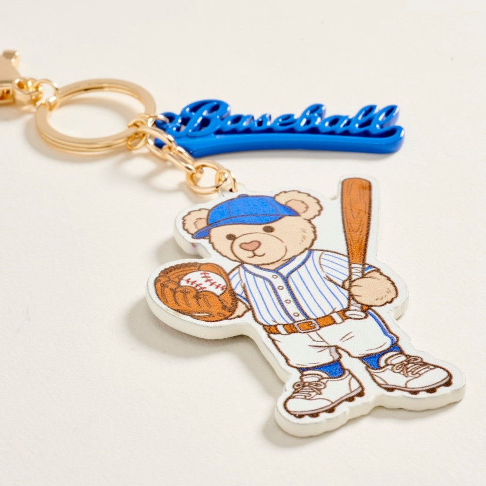 Dugout Teddy Bag Charm